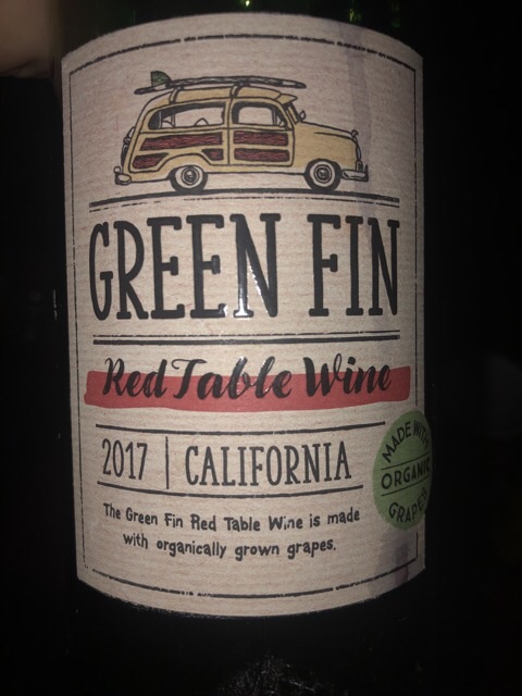 Green Fin Winery - California Red - 2017