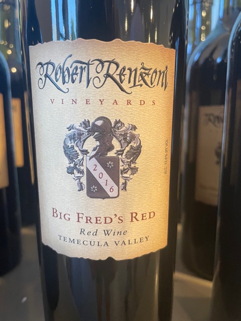 Robert Renzoni - Big Fred's Red - 2014