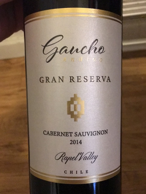 Gancho Andino - Gran Reserva Cabernet Sauvignon - 2014