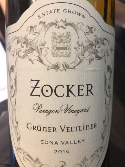 Zocker - Paragon Vineyard Grüner Veltliner - 2016

