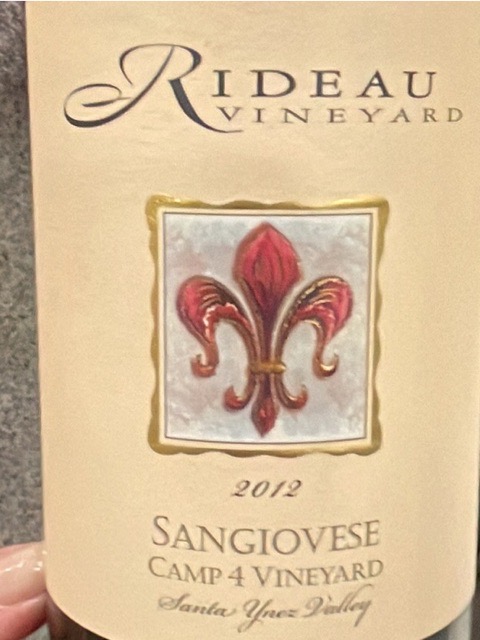 Rideau - Camp 4 Vineyard Sangiovese - 2012