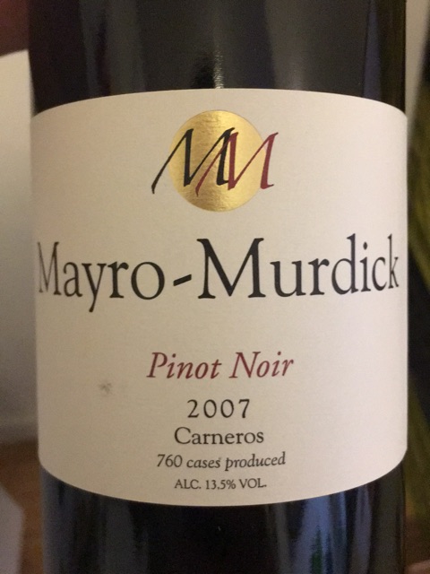 Mayro-Murdick - Pinot Noir - 2007