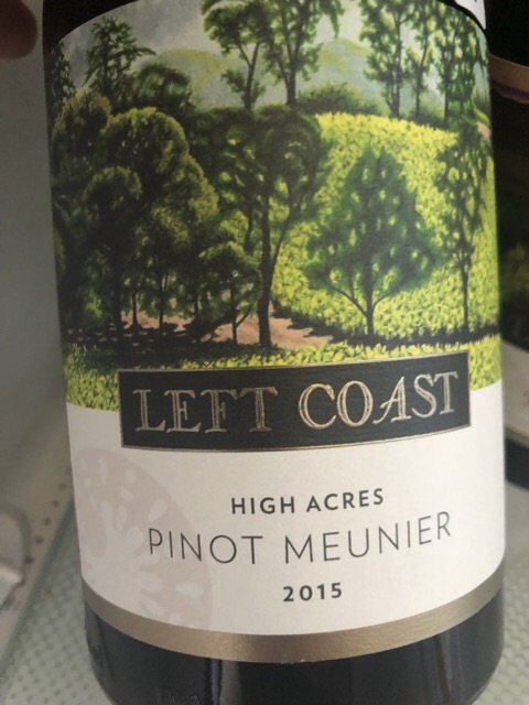Left Coast Cellars - High Acres Pinot Meunier - 2015