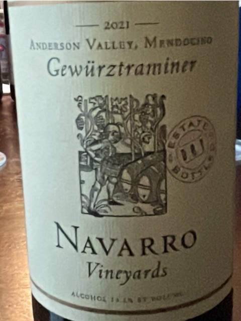Navarro Vineyards - Dry Gewürztraminer - 2021