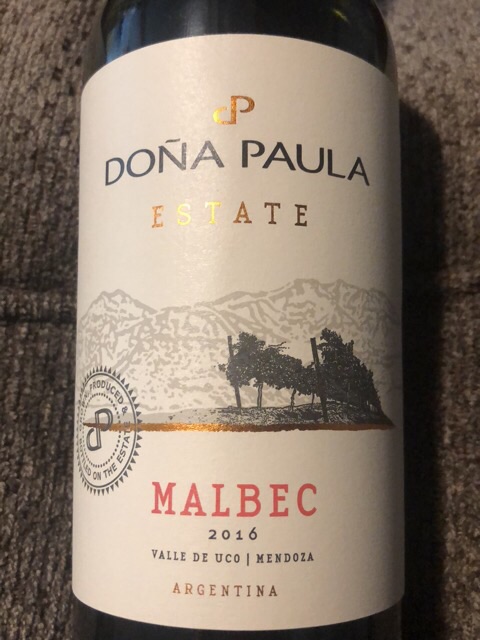 Doña Paula - Estate Malbec - 2016