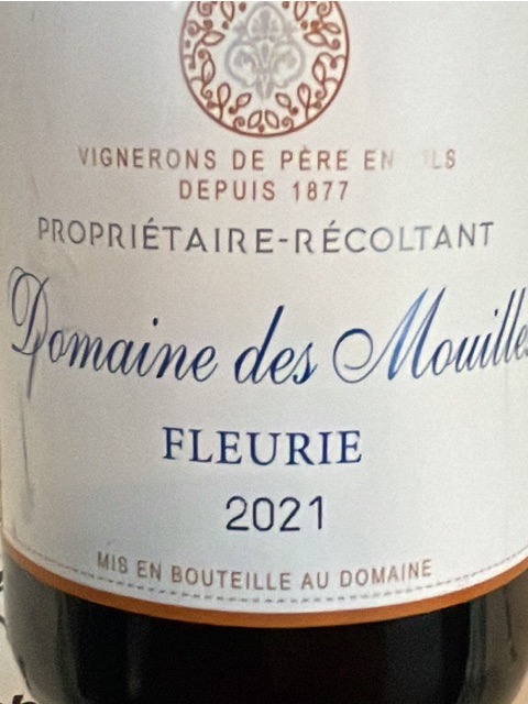 Domaine des Moulles  - Fleurie - 2021