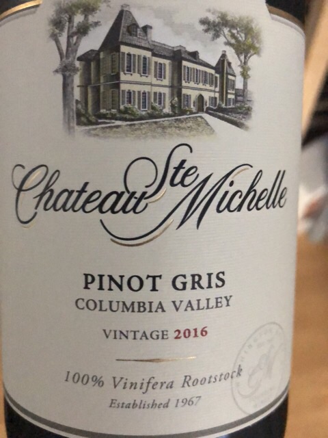 Château Ste. Michelle - Pinot Gris - 2016