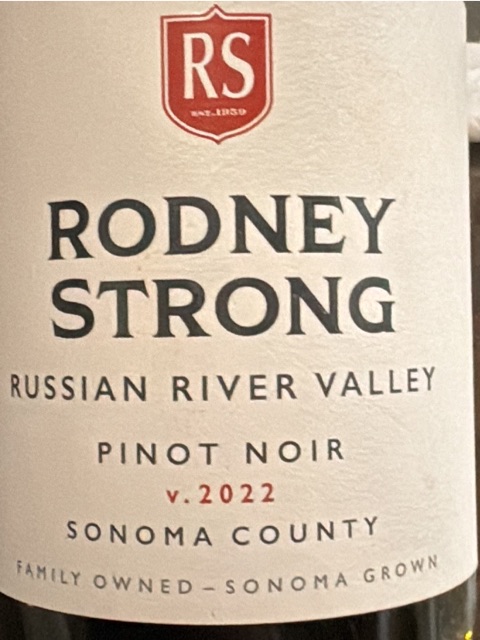 Rodney Strong Vineyards - Pinot Noir - 2022