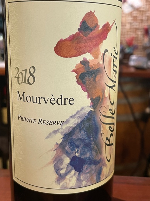 Belle Marie - Private Reserve Mourvèdre - 2018