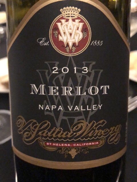 V. Sattui - Merlot Reserve - 2013