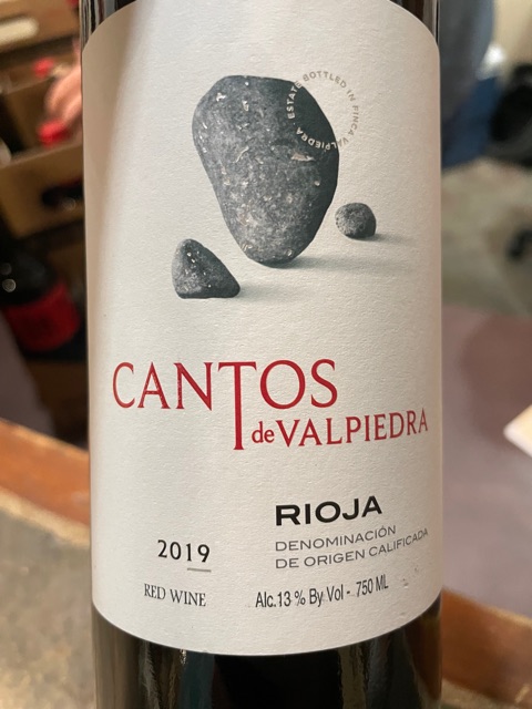 Finca Valpiedra - Rioja Cantos de Valpiedra - 2019