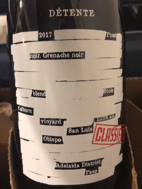 Détente - Classified - 2017