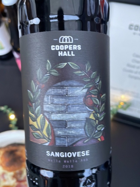 Coopers Hall Winery - Sangiovese - 2018
