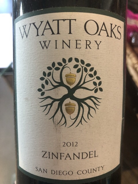 Wyatt Oaks Winery - Zinfandel - 2012