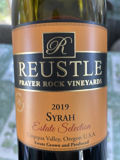 Reustle - Estate Selection Syrah - 2019