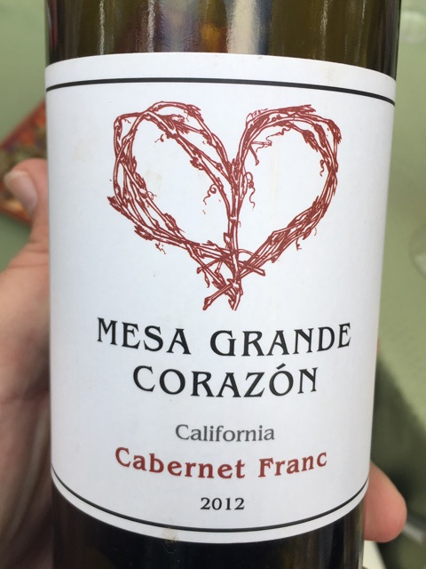 Mesa Grande Corazon - California Cabernet Franc - 2012