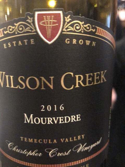 Wilson Creek - Family Reserve Christopher Crest Vineyard Mourvèdre - 2016