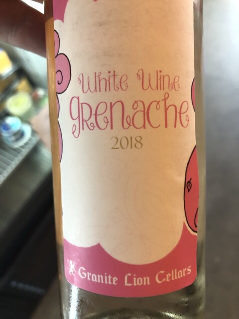 Granite Lion Cellars - White Grenache - 2018