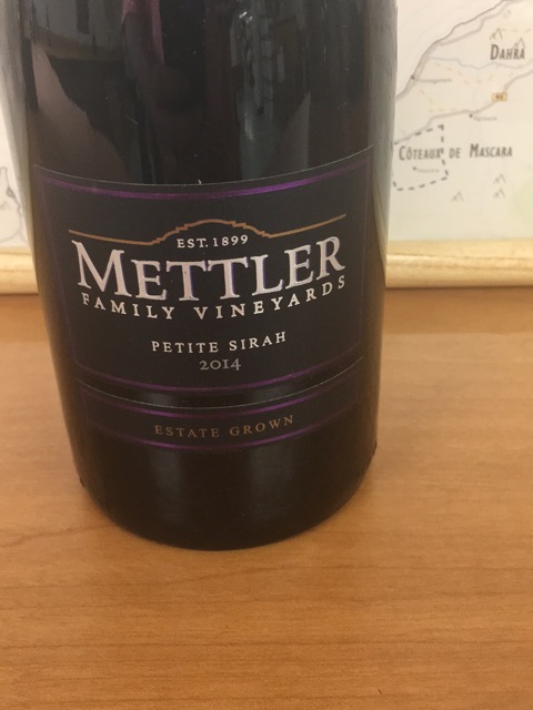 Mettler Family Vineyards - Petite Sirah - 2014