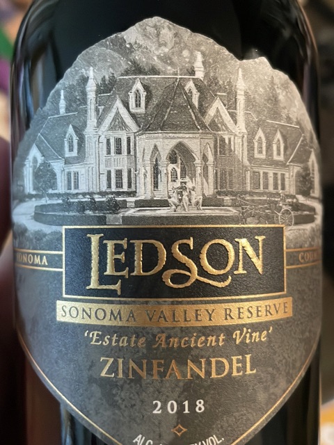 Ledson - Sonoma Valley Reserve Estate Ancient Vine Zinfandel - 2018