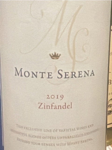 Monte Serena - Winemaker's Selection Zinfandel - 2019
