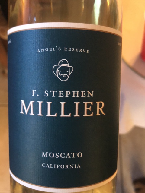 F. Stephen Millier - Angel's Reserve Moscato - 2016
