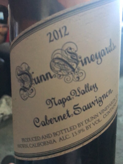 Dunn - Cabernet Sauvignon - 2012