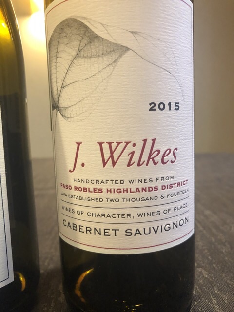J. Wilkes - Cabernet Sauvignon - 2015
