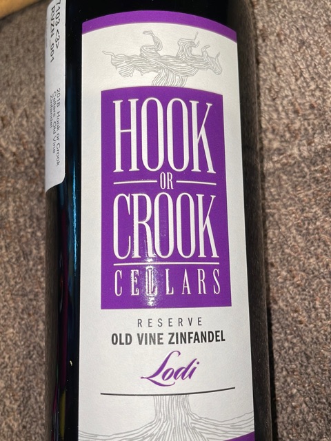 Hook or Crook - Reserve Old Vine Zinfandel - 2018
