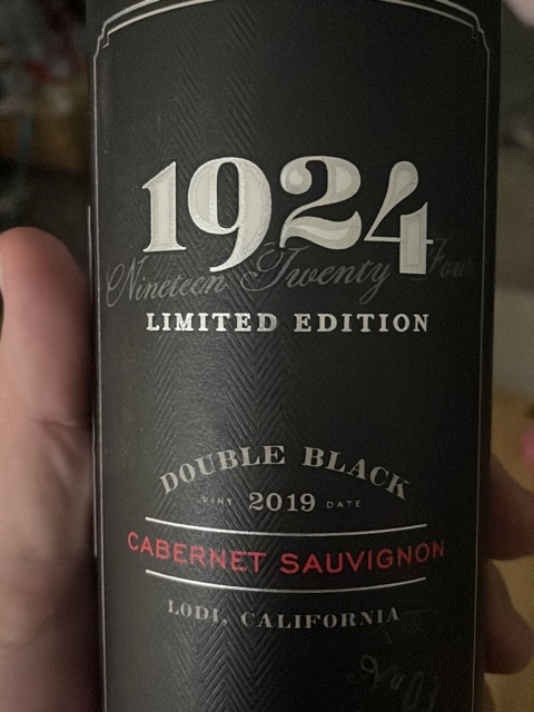 1924 Wines - Double Black Cabernet Sauvignon (Limited Edition) - 2019