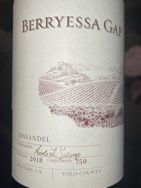 Berryessa Gap - Zinfandel - 2018