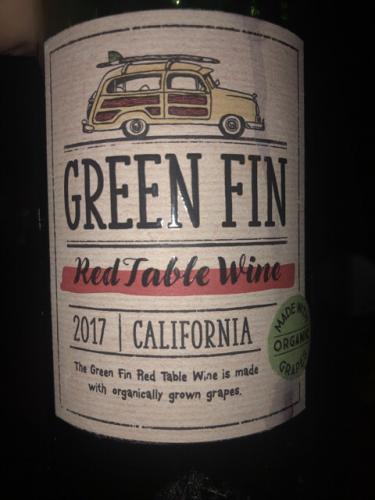 Green Fin Winery - California Red - 2017