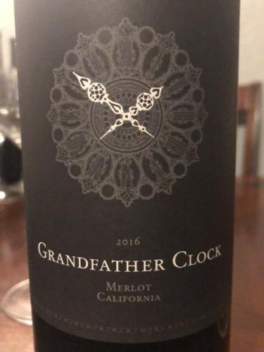 GrandFather - Clock Merlot - 2016