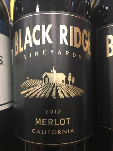 Black Ridge - Merlot - 2012
