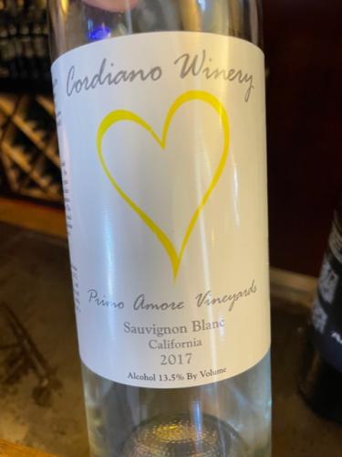 Cordiano - Sauvignon Blanc - 2017