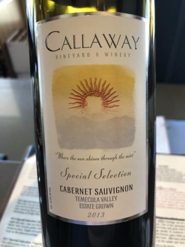 Callaway - Special Selection Cabernet Sauvignon - 2013