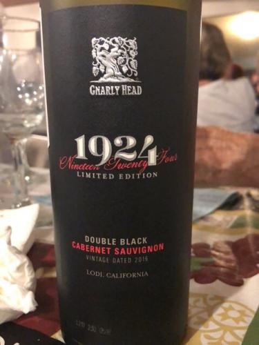Gnarly Head - 1924 Double Black Cabernet Sauvignon (Limited Edition) - 2016