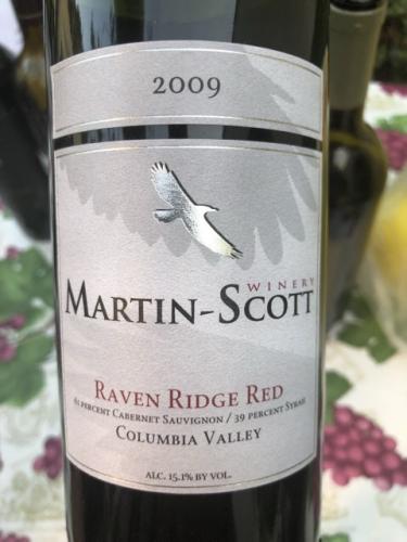 Martin Scott - Columbia Valley Raven Ridge Cabernet Sauvignon Syrah - 2009