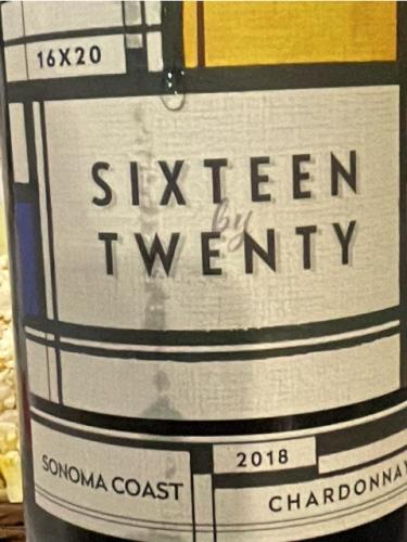 Sixteen by Twenty - Chardonnay - 2018