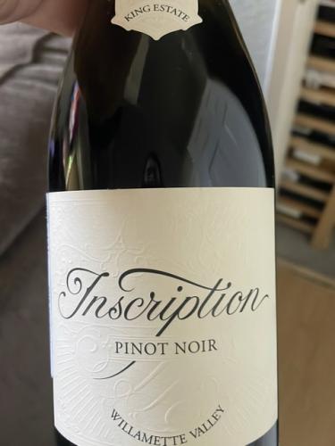 King Estate - Inscription Pinot Noir - 2019