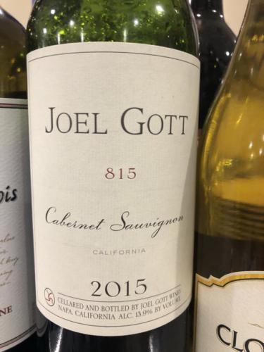 Joel Gott - Cabernet Sauvignon (815) - 2014