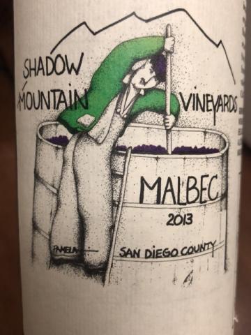 Shadow Mountain - Malbec San Diego County - 2013
