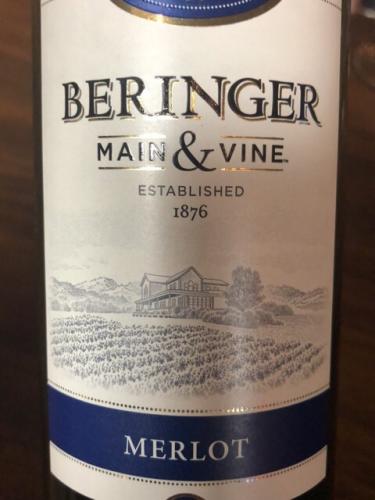 Beringer - Main and Vine Merlot - 2015