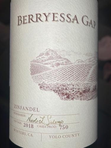 Berryessa Gap - Zinfandel - 2018