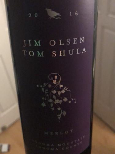 Jim Olsen &amp; Tom Shula - Merlot - 2016