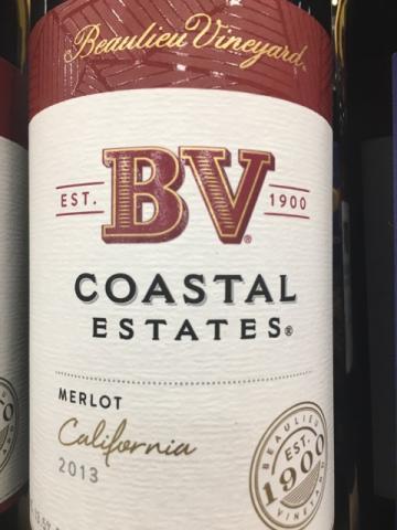 Beaulieu Vineyard (BV) - Coastal Estates Merlot - 2013