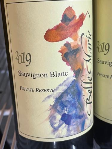 Belle Marie - Private Reserve Sauvignon Blanc - 2019