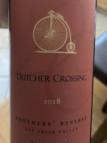 Dutcher Crossing - Brothers' Reserve Zinfandel - 2018