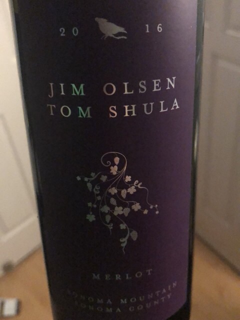 Jim Olsen &amp; Tom Shula - Merlot - 2016