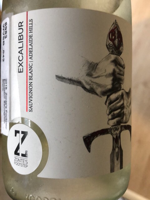 Zonte's Footstep - Excalibur Sauvignon Blanc - 2018